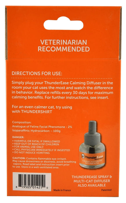 ThunderEase Cat Calming Diffuser Refill - Jeffers - Animal & Pet Supplies > Pet Training Aids