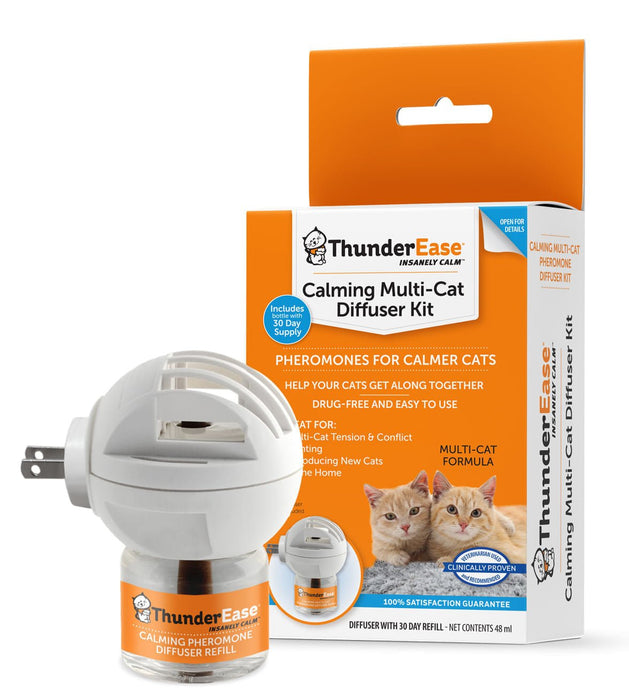 ThunderEase Multi - Cat Calming Diffuser Kit - Jeffers - Animal & Pet Supplies > Pet Training Aids