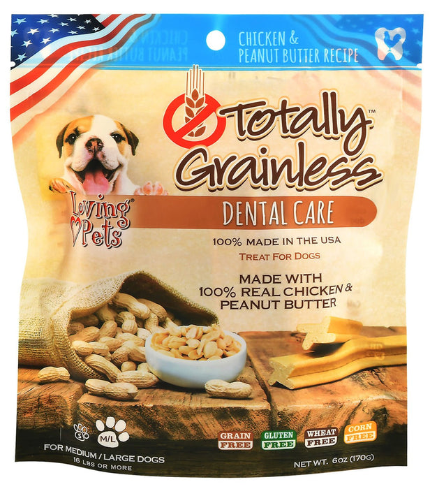 Totally Grainless Dental Care Treat, 6 oz - Jeffers - Dog Supplies > Dog Treats