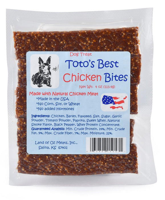 Toto's Best Chicken Bites Dog Treats, 4 oz - Jeffers - Dog Supplies > Dog Treats