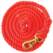 Tough1 Braided Cotton Horse Lead Rope w/ Trigger Bull Snap, 8.5' - Jeffers - Horse Supplies > Horse Tack > Horse Halters