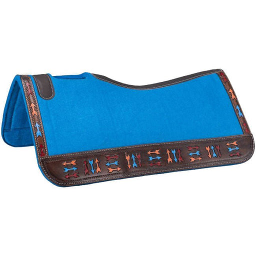 Tough1 Triple Arrow Contour Felt Saddle Pad, 31' x 32' - Jeffers - Horse Supplies > Horse Tack > Saddle Pads & Blankets