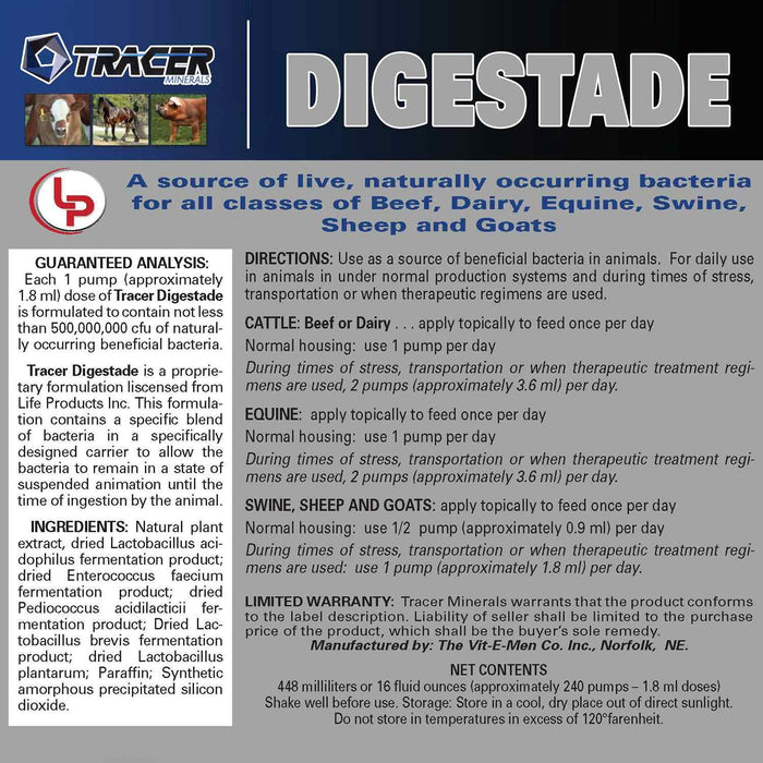 Tracer Digestade - Jeffers - Animal Health & Wellness > Vitamins & Supplements