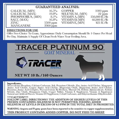 Tracer Platinum Goat 90 - Jeffers - Animal Health & Wellness > Vitamins & Supplements