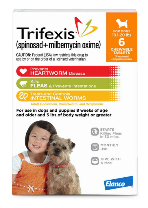 Trifexis for Dogs, 6 Chewable Tablets - Jeffers - Animal Health & Wellness > Flea & Tick Control