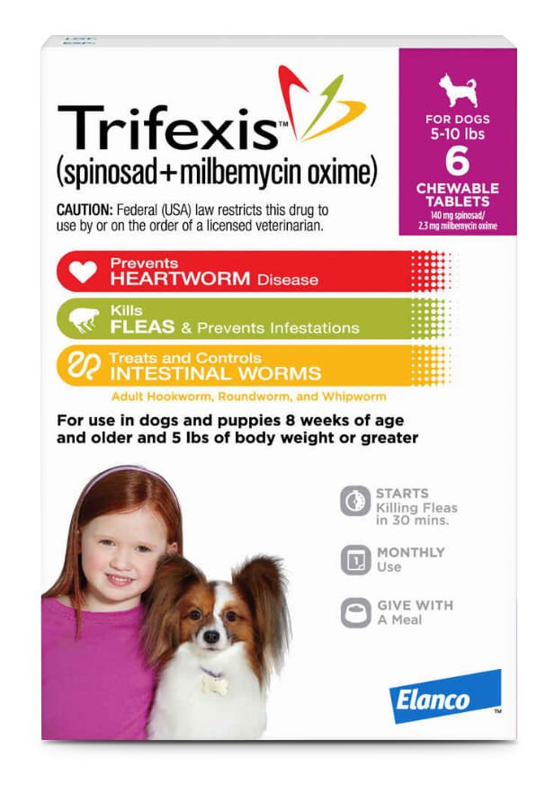 Trifexis for Dogs, 6 Chewable Tablets - Jeffers - Animal Health & Wellness > Flea & Tick Control