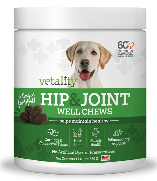 Triple Action Hip + Joint Soft Chews for Dogs, 60 ct - Jeffers - Animal Health & Wellness > Joint Health