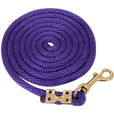 Triple E Mini Poly Horse Lead Rope w/ Bolt Snap, 7' - Jeffers - Horse Supplies > Horse Tack > Horse Halters