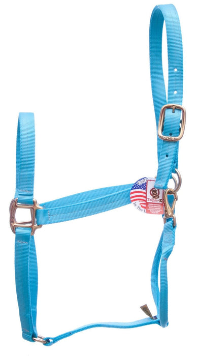 Triple E Nylon Draft Halter, Large (2000 - 2400 lb) - Jeffers - Horse Supplies > Horse Tack > Horse Halters