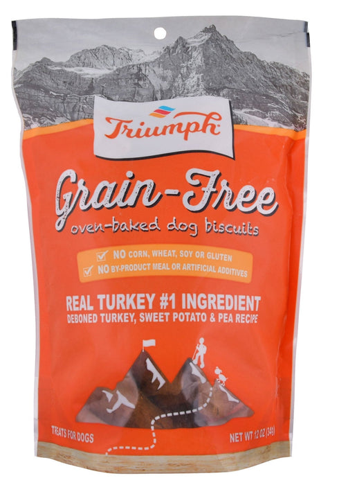 Triumph Grain - Free Turkey, Sweet Potato & Pea Biscuits - Jeffers - Dog Supplies > Dog Treats > Biscuits & Baked Treats