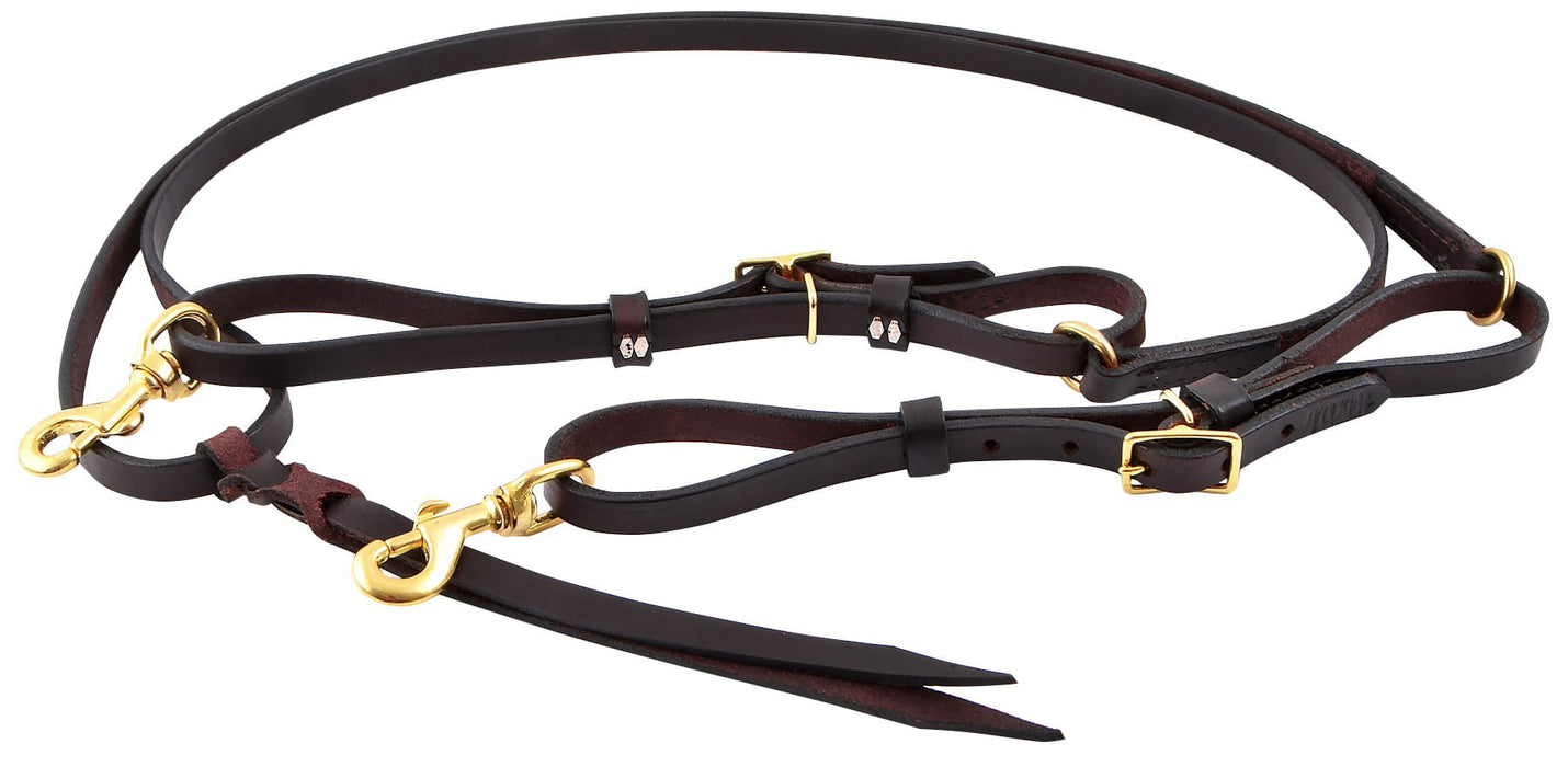 Tucker Leather Adjustable Trail Rein - Jeffers - Horse Supplies > Horse Tack > Reins