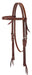 Turquoise Cross Floral Carved Browband Headstall - Jeffers - Horse Supplies > Horse Tack > Bridles & Headstalls