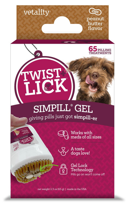 Twist & Lick SimPill, Peanut Butter Flavor - Jeffers - Animal Health & Wellness > Medical Supplies