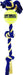 Twisted Chews, Medium Three Knot Cotton Rope w/Tuff Ball - Jeffers - Dog Supplies > Dog Toys