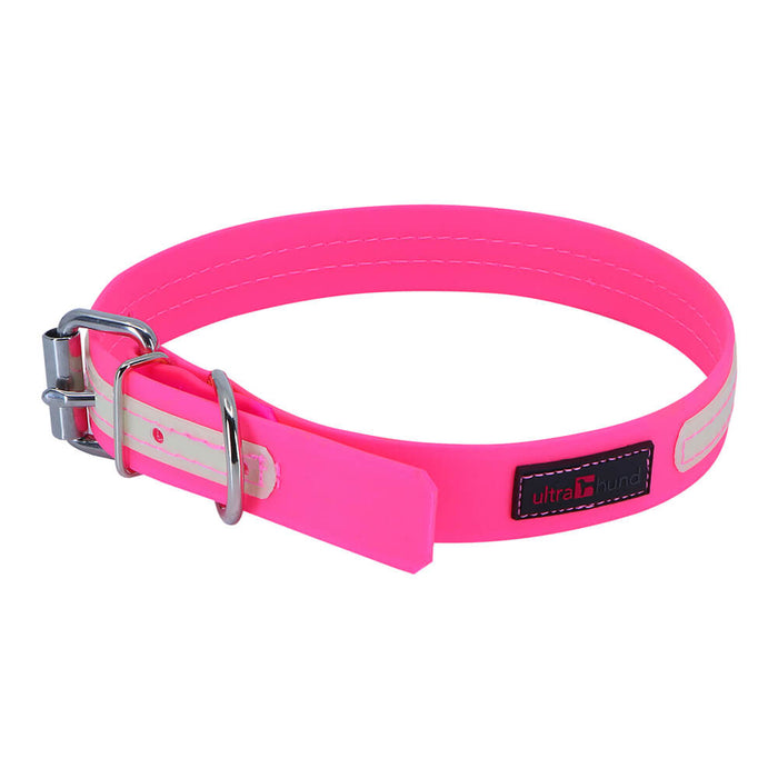 Ultrahund Play Glow Dog Collar, 1' Wide, 18' Long, Fits 16' to 20' - Jeffers - Dog Supplies > Dog Apparel > Dog Collars, Harnesses, & Leashes