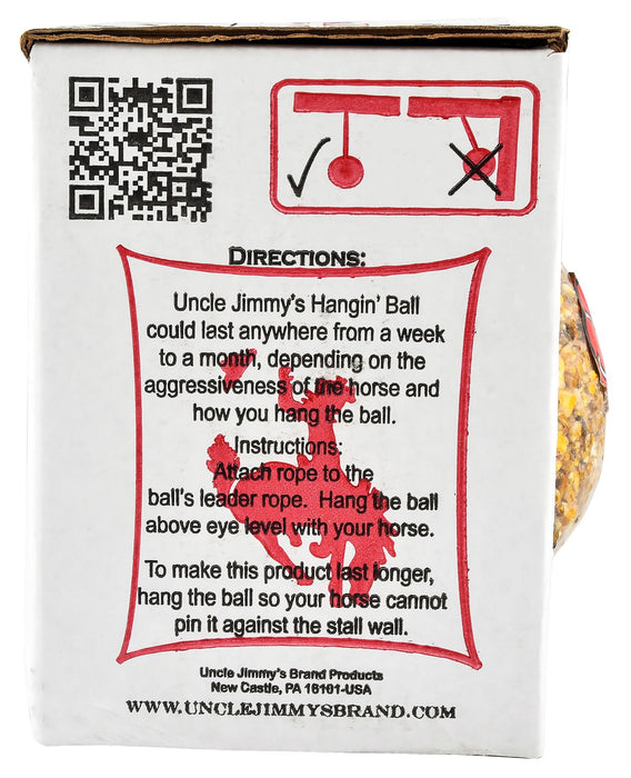 Uncle Jimmy's Hangin Balls Horse Treat, 3.5 lb - Jeffers - Horse Supplies > Horse Treats