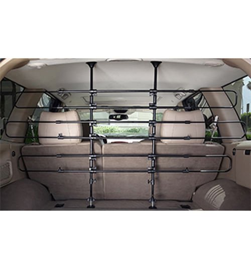 Universal 6 - Bar Vehicle Pet Barrier, Black - Jeffers - Animal & Pet Supplies > Pet Doors