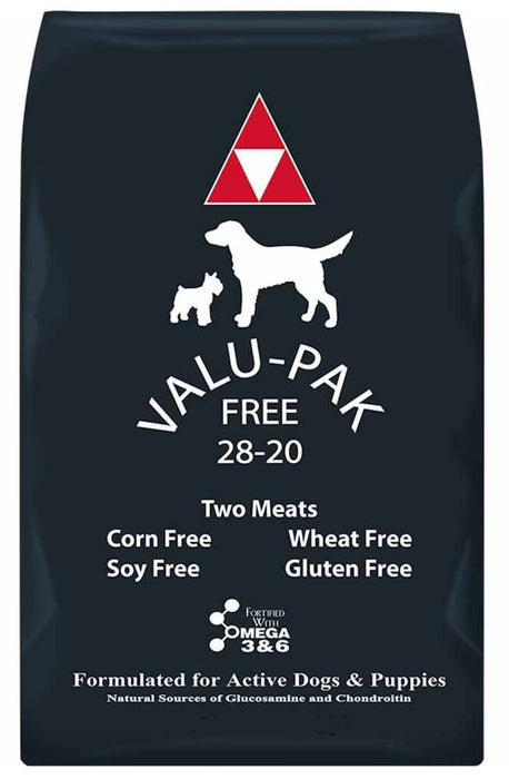 Valu - Pak Free 28 - 20 Dog Food (Black Bag) - Jeffers - Dog Supplies > Dog Food > Dry Dog Food