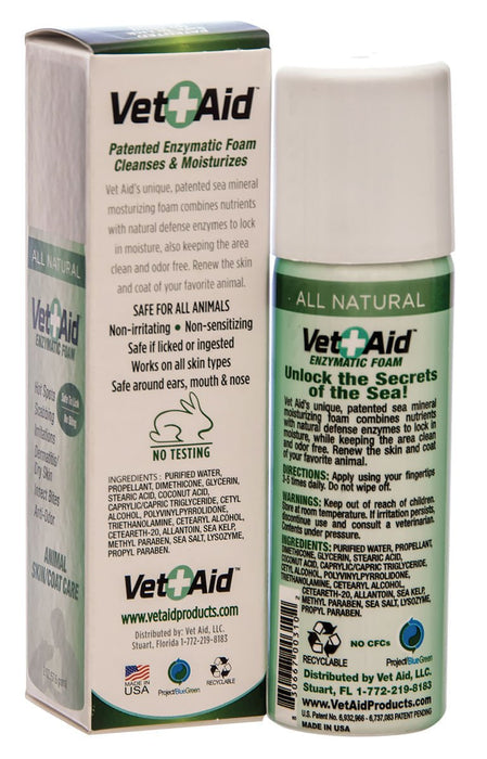 Vet - Aid Sea Salt Wound Foam, 2 oz - Jeffers - Animal Health & Wellness > Skin & Coat Care