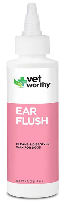 Vet Worthy Ear Flush for Dogs, 8 oz - Jeffers - Animal Health & Wellness > Ear Care