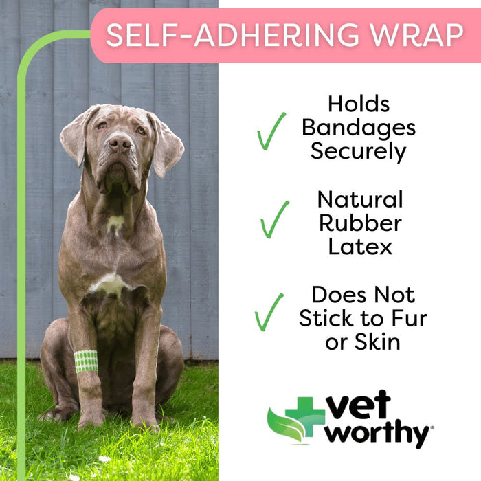 Vet Worthy Self - Adhering Wrap - Jeffers - Animal Health & Wellness > Medical Supplies