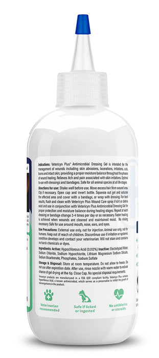 Vetericyn Plus Antimicrobial Dressing Gel, 8 oz - Jeffers - Animal Health & Wellness > Skin & Coat Care