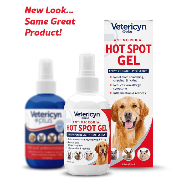 Vetericyn Plus Antimicrobial Hot Spot Gel, 3 oz - Jeffers - Animal Health & Wellness > Skin & Coat Care