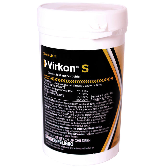 Virkon S, 9 oz, 50 Tablets - Jeffers - Farm & Ranch Supplies > Cleaning Supplies