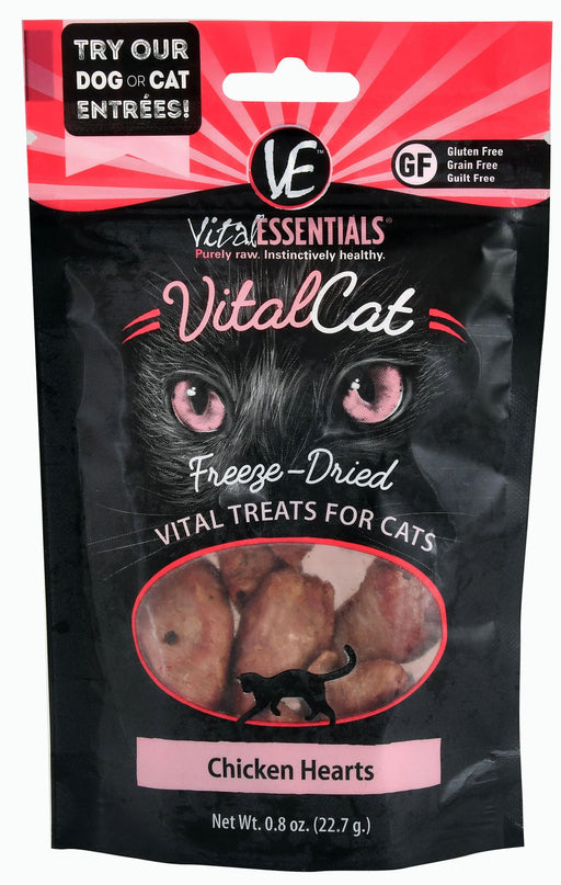 Vital Cat Freeze - Dried Chicken Hearts Cat Treats - Jeffers - Cat Supplies > Cat Treats