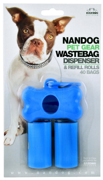 Waste Bag Dispenser with 40 Bags - Jeffers - Animal & Pet Supplies > Pet Waste Disposal Systems & Tools