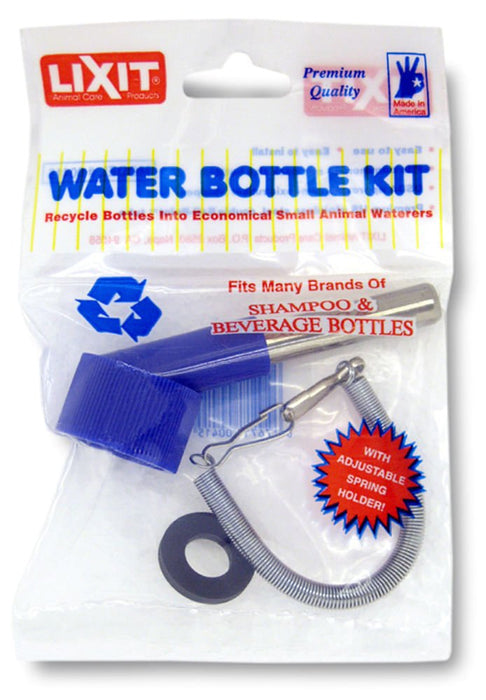 Water Bottle Kit with Spring - Jeffers - Animal & Pet Supplies > Pet Bowls, Feeders & Waterers