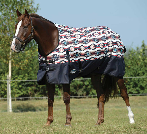 WeatherBeeta ComFITec Essential Standard Neck Horse Turnout Blanket, Diamond Navajo - Jeffers - Horse Supplies > Horse Blankets & Sheets