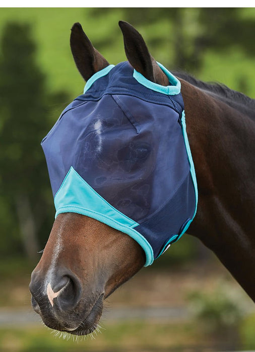 WeatherBeeta ComFITec Fine Mesh Fly Mask without Ears - Jeffers - Horse Supplies > Horse Fly Masks