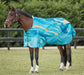 WeatherBeeta ComFITec Plus Dynamic II Standard Neck Blanket, Blue Marble - Jeffers - Horse Supplies > Horse Blankets & Sheets