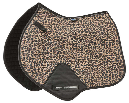 WeatherBeeta Prime Leopard Jump Shaped Saddle Pad - Jeffers - Horse Supplies > Horse Tack > Saddle Pads & Blankets