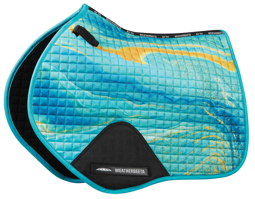 WeatherBeeta Prime Marble Jump Shaped Saddle Pad - Jeffers - Horse Supplies > Horse Tack > Saddle Pads & Blankets