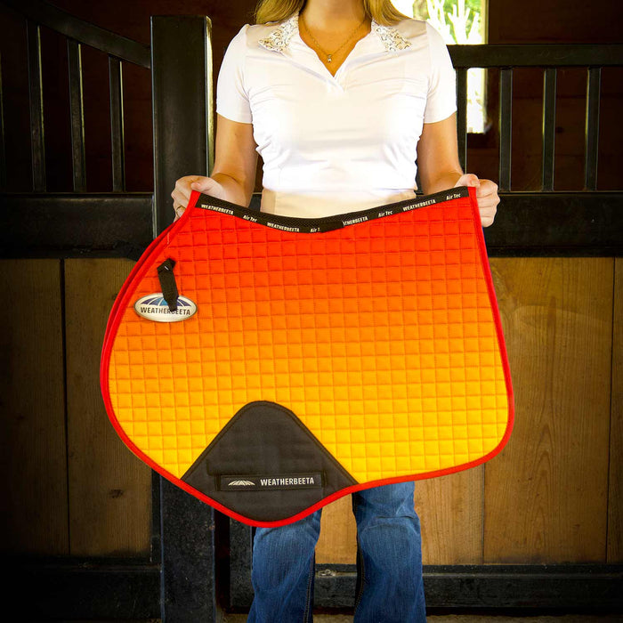 WeatherBeeta Prime Ombre Jump Shaped Saddle Pad - Jeffers - Horse Supplies > Horse Tack > Saddle Pads & Blankets