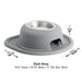 WeatherTech Single High Pet Feeding System, Stainless Steel - Jeffers - Animal & Pet Supplies > Pet Bowls, Feeders & Waterers