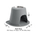 WeatherTech Single High Pet Feeding System, Stainless Steel - Jeffers - Animal & Pet Supplies > Pet Bowls, Feeders & Waterers