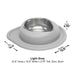 WeatherTech Single Low Pet Feeding System, Stainless Steel - Jeffers - Animal & Pet Supplies > Pet Bowls, Feeders & Waterers