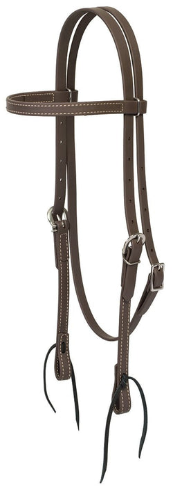 Weaver Brahma Webb Trail Gear Browband Headstall, Regular - Jeffers - Horse Supplies > Horse Tack > Bridles & Headstalls