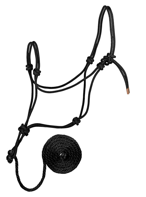 Weaver Leather Diamond Braid Rope Halter with Lead - Jeffers - Horse Supplies > Horse Tack > Horse Halters