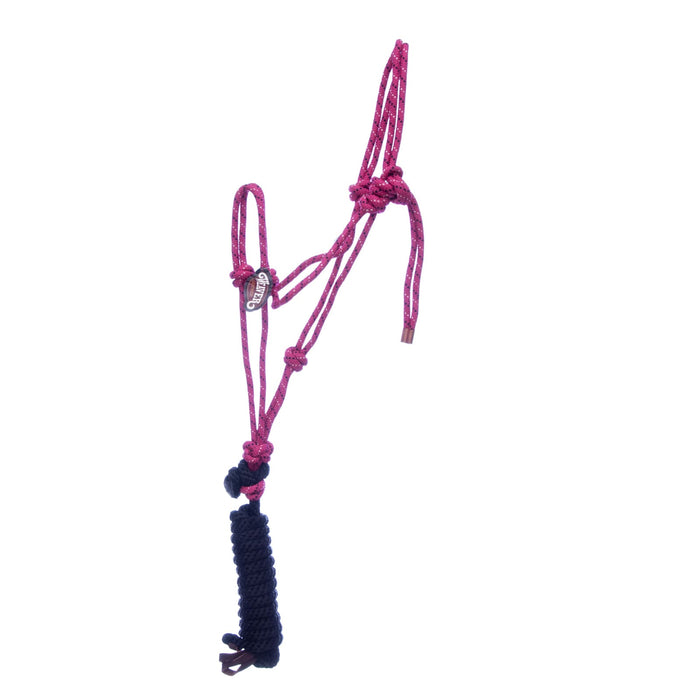 Weaver Leather Diamond Braid Rope Halter with Lead - Jeffers - Horse Supplies > Horse Tack > Horse Halters