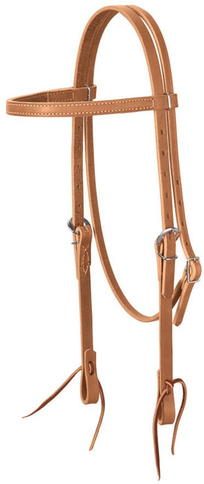 WeaverLeather Browband Headstall, Latigo - Jeffers - Horse Supplies > Horse Tack > Bridles & Headstalls