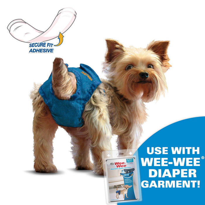 Wee - Wee Dog Diaper Garment Pads, 24 Count - Jeffers - Animal & Pet Supplies > Pet Training Aids