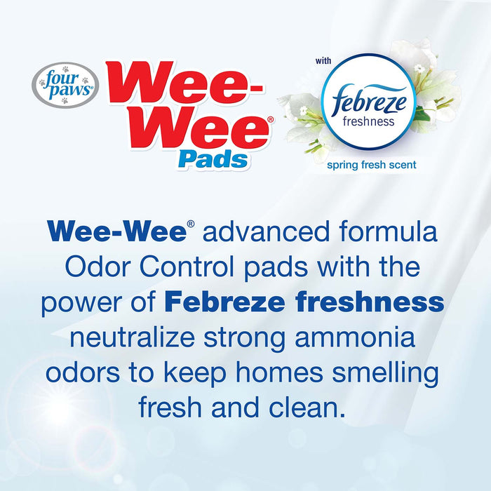 Wee - Wee Odor Control X - Large Dog Pads with Febreze Freshness - Jeffers - Animal & Pet Supplies > Pet Training Aids