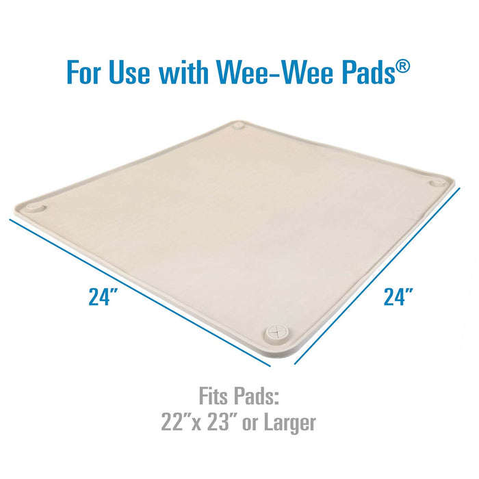 Wee - Wee Silicone Dog Housebreaking Pad Holder, 22' x 23' - Jeffers - Animal & Pet Supplies > Pet Training Aids