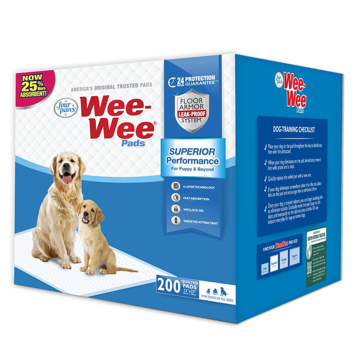 Wee - Wee Superior Performance Dog Pee Pads - Jeffers - Animal & Pet Supplies > Pet Training Aids