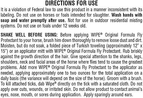 Wipe Fly Protectant - Jeffers - Animal Health & Wellness > Fly & Insect Control