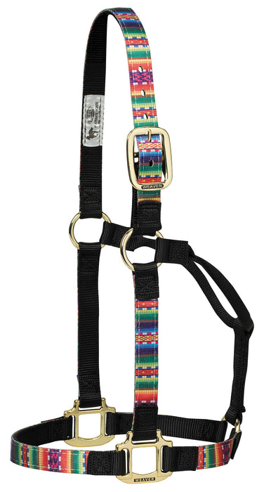 Weaver Nylon Overlay Halter - Fiesta Serape Large 